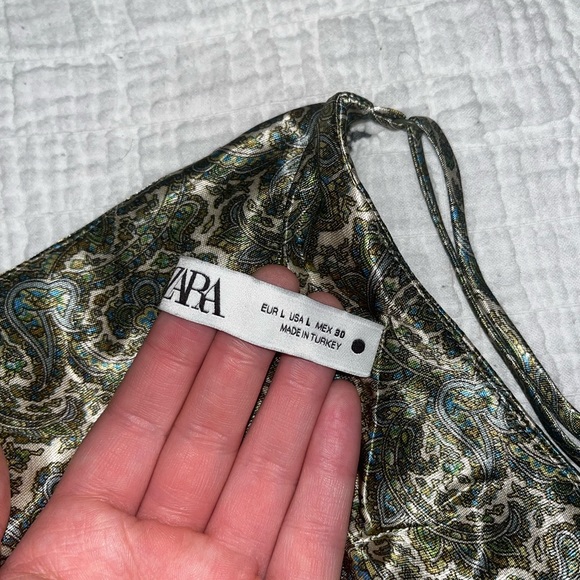 Zara Silky Mini Dress - Picture 4 of 4